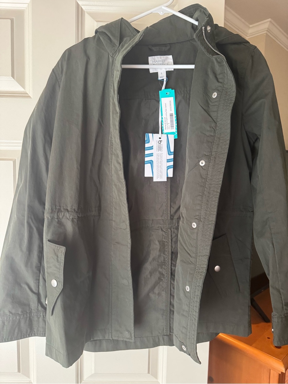 Market & Spruce Olive Utility Jacket